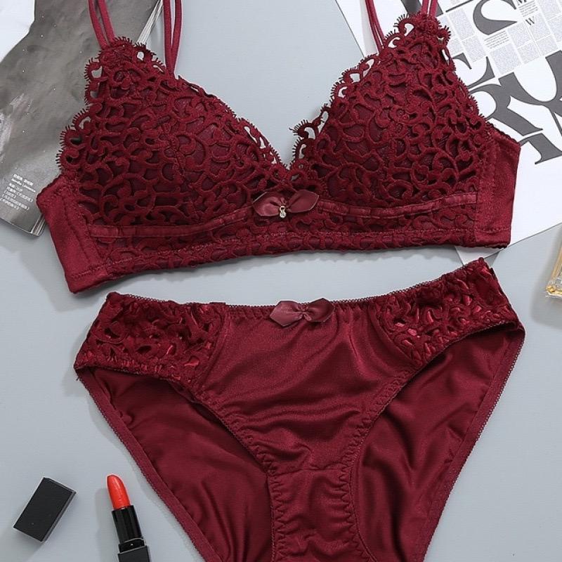 Soft Breathable Lace Bra