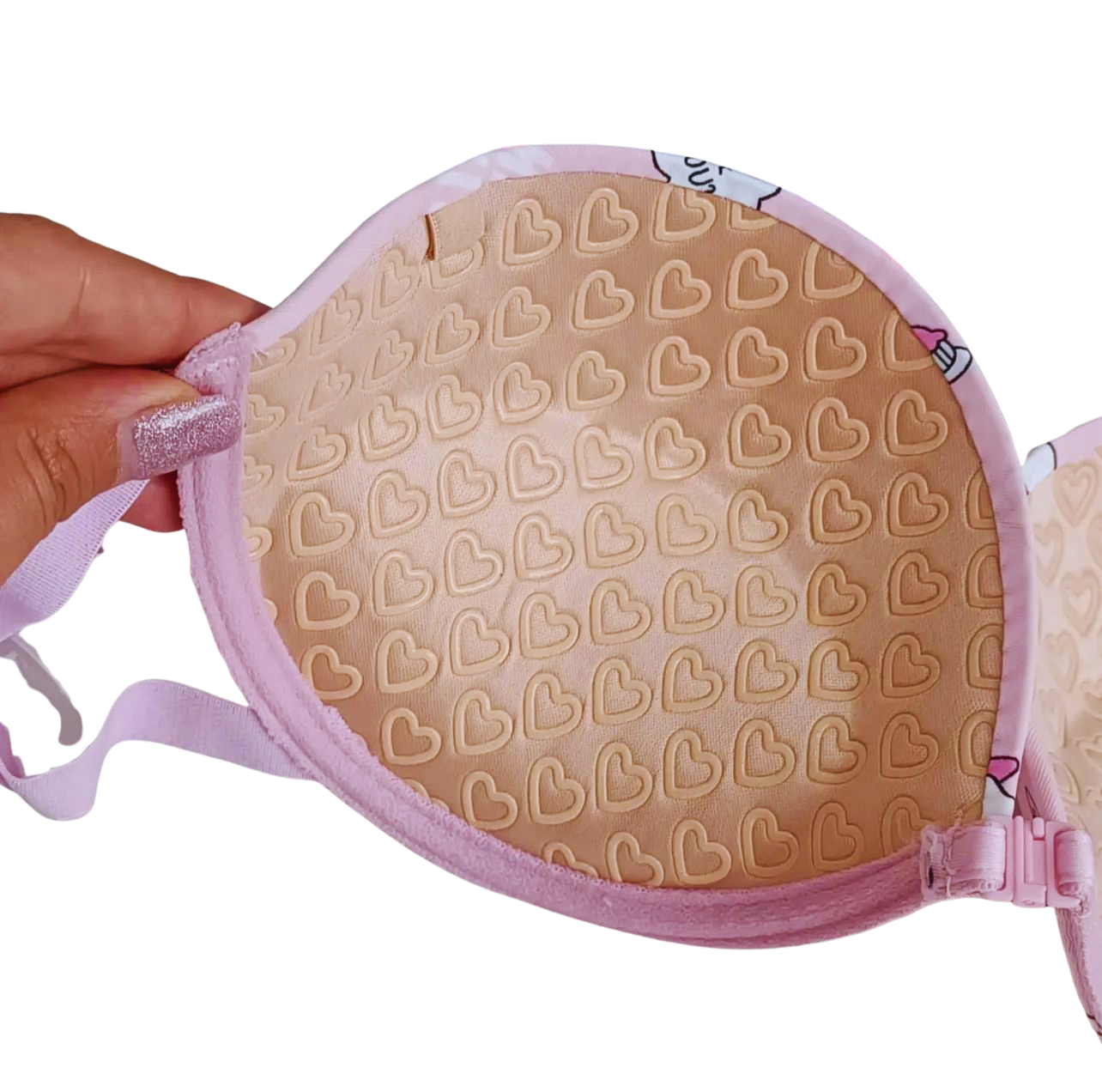 Kitten Print Soft Padded Bra