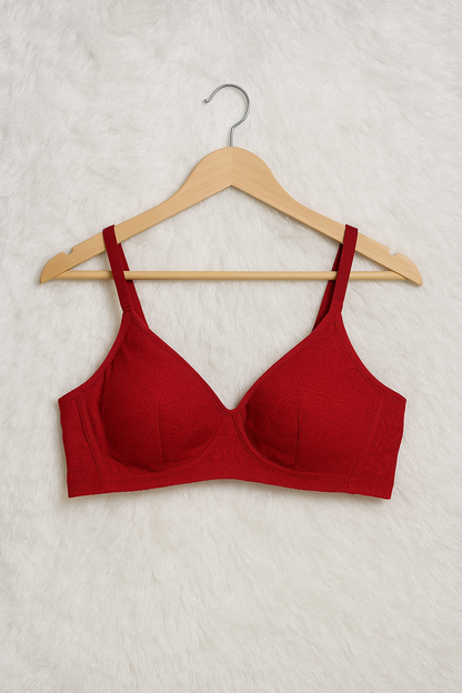 Non-Padded Cotton Bra – Multi-Color (Bundles Pack of 2)