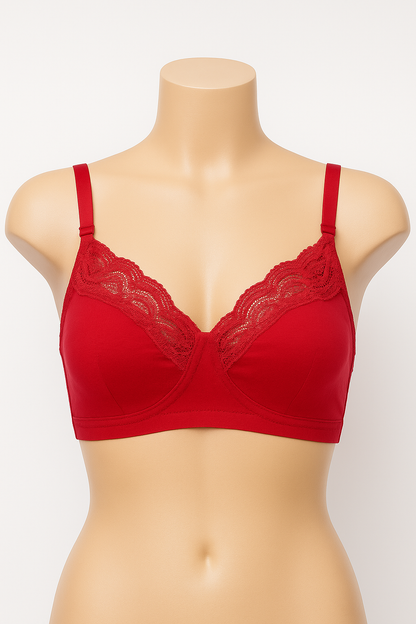 Ultra-Soft Breathable Cotton Bra – Multi-Color (Bundles Pack of 3)