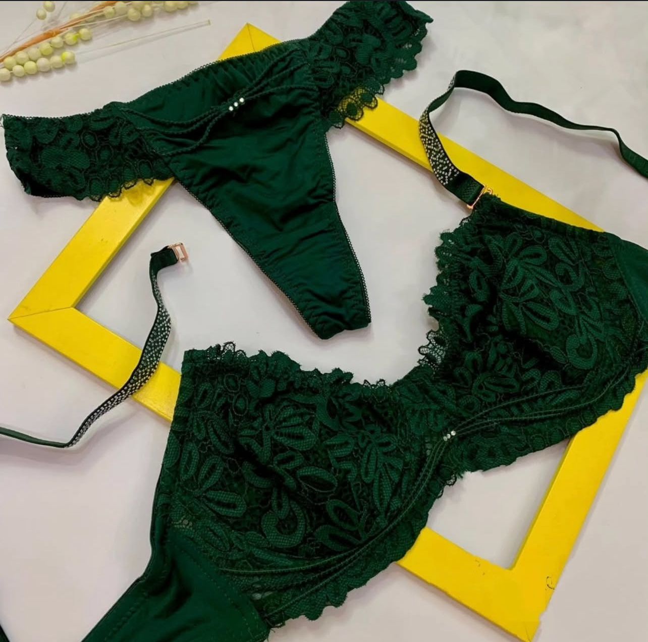 Elegant Lace Bra & Panty