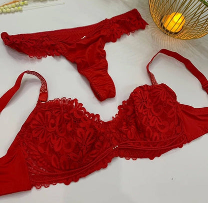Elegant Lace Bra & Panty