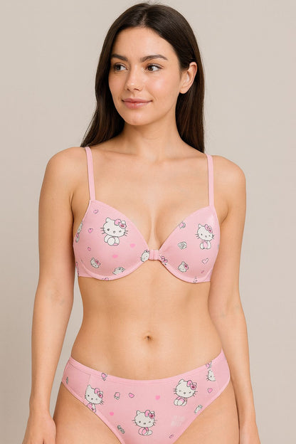 Kitty Chic Padded Bra & Brief Set